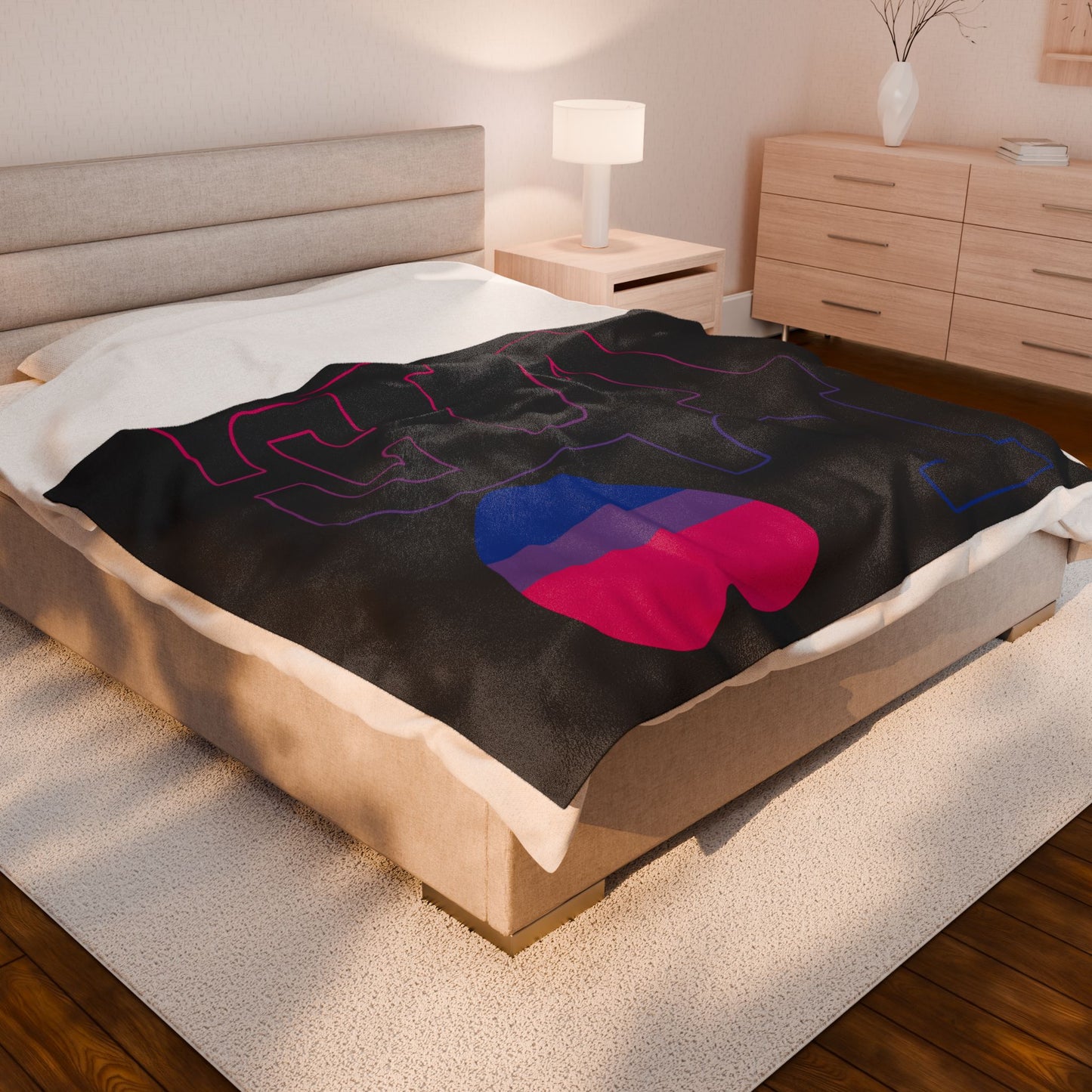 Bi Love Velveteen Aftercare Blanket
