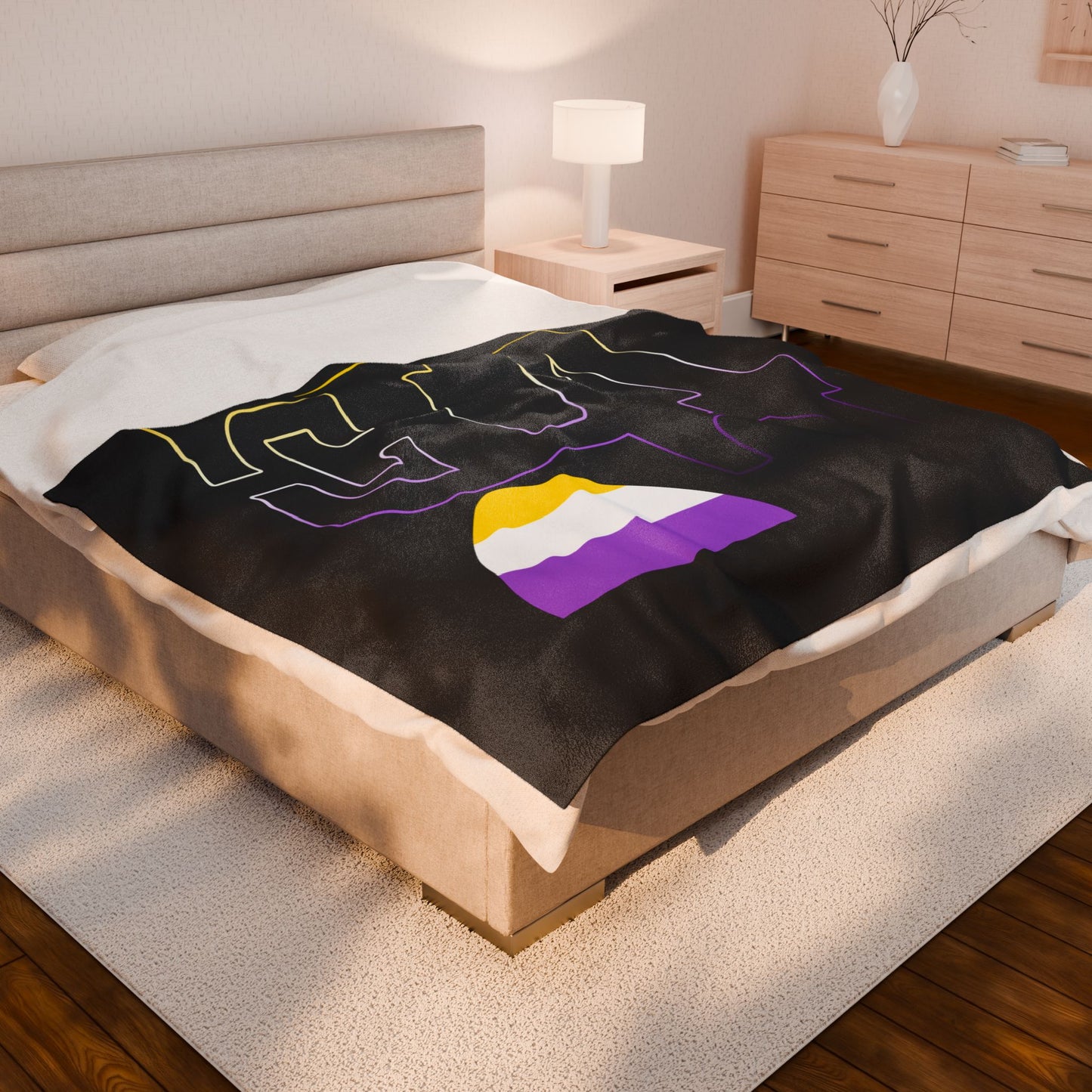 Enby Love Velveteen Aftercare Blanket