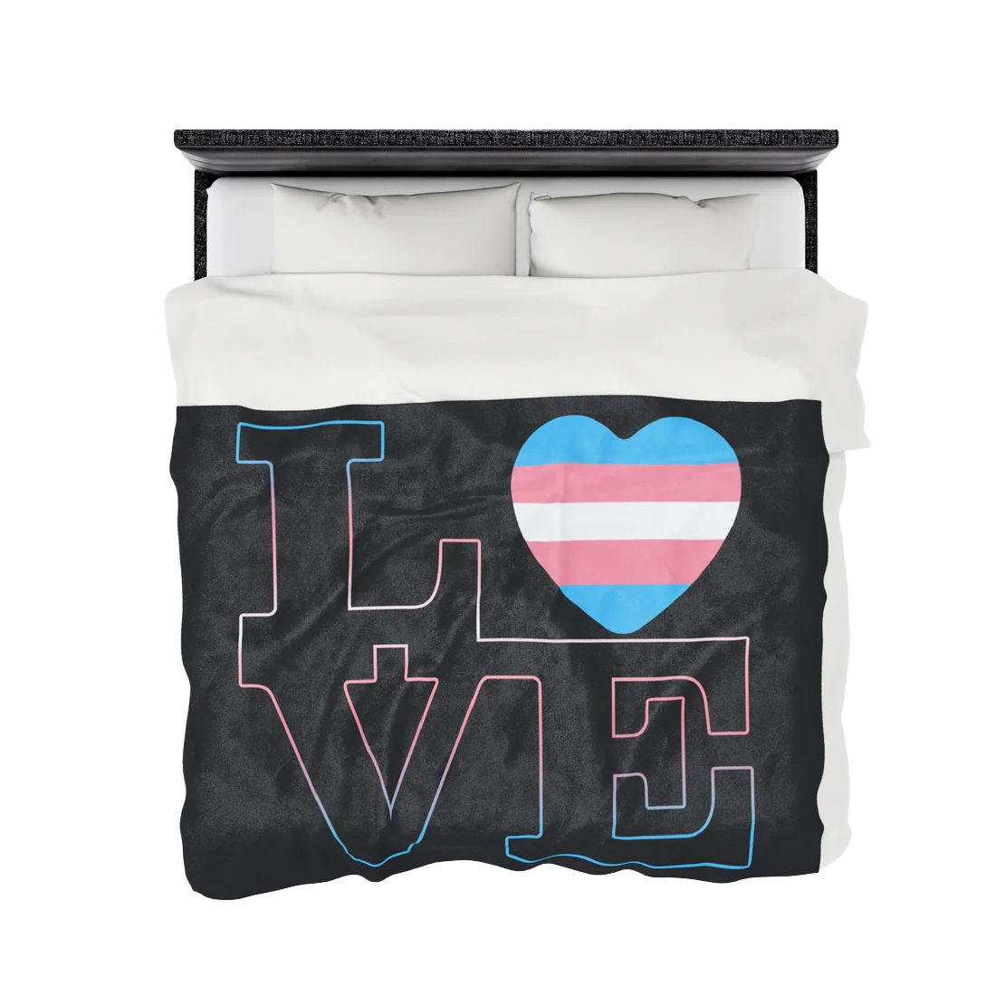 Trans Love Velveteen Aftercare Blanket