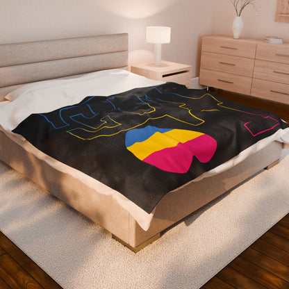 Pan Love Velveteen Aftercare Blanket