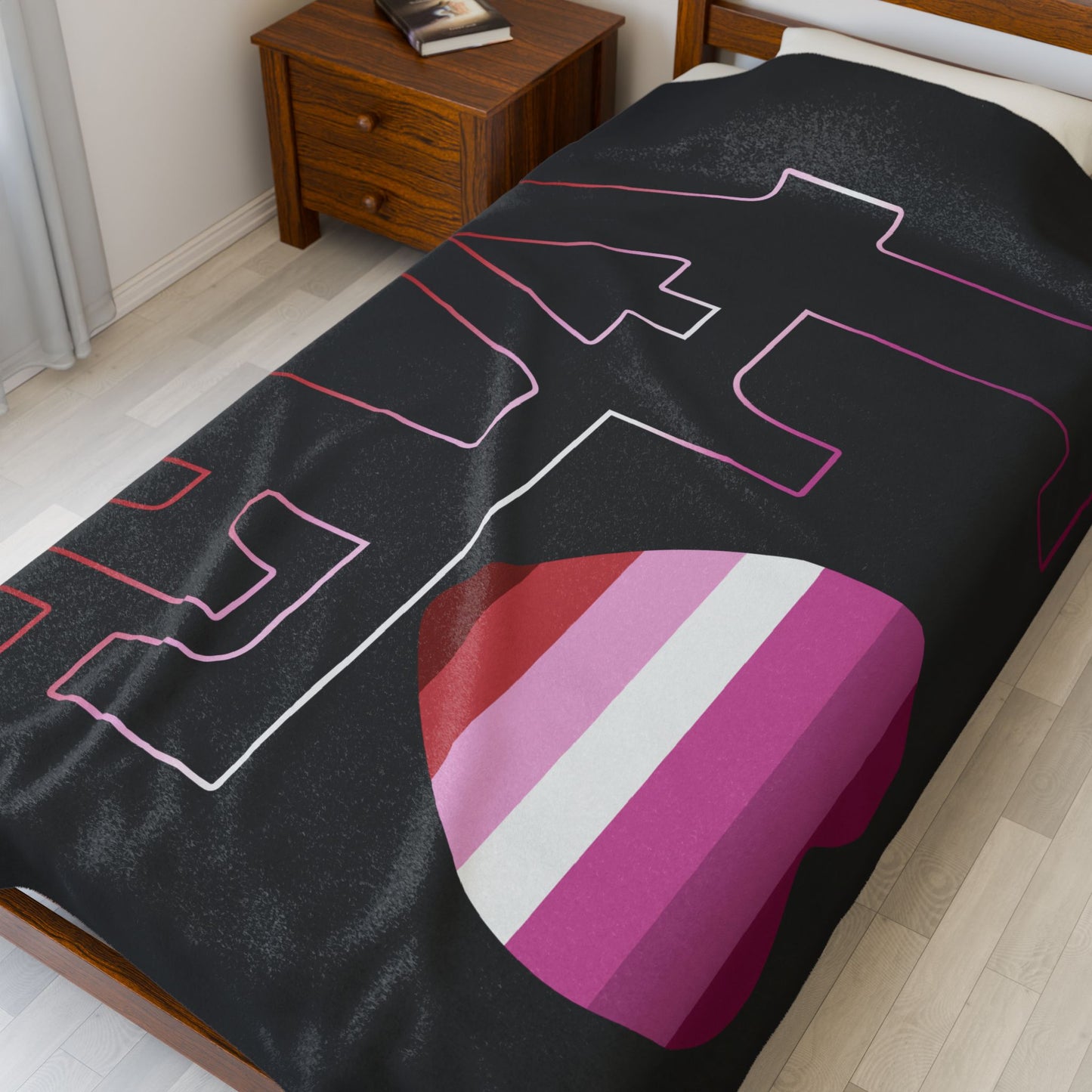 Lesbian Love Velveteen Aftercare Blanket