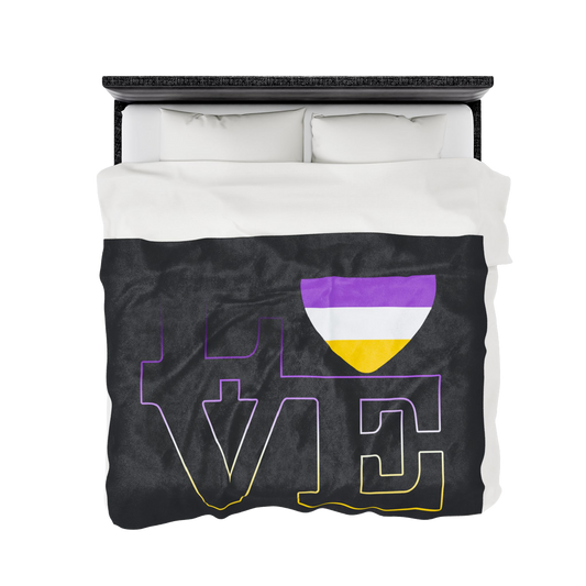 Enby Love Velveteen Aftercare Blanket