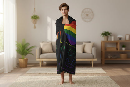 Gay Love Velveteen Aftercare Blanket
