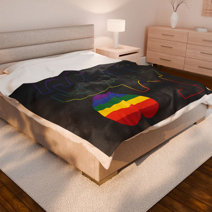 Gay Love Velveteen Aftercare Blanket