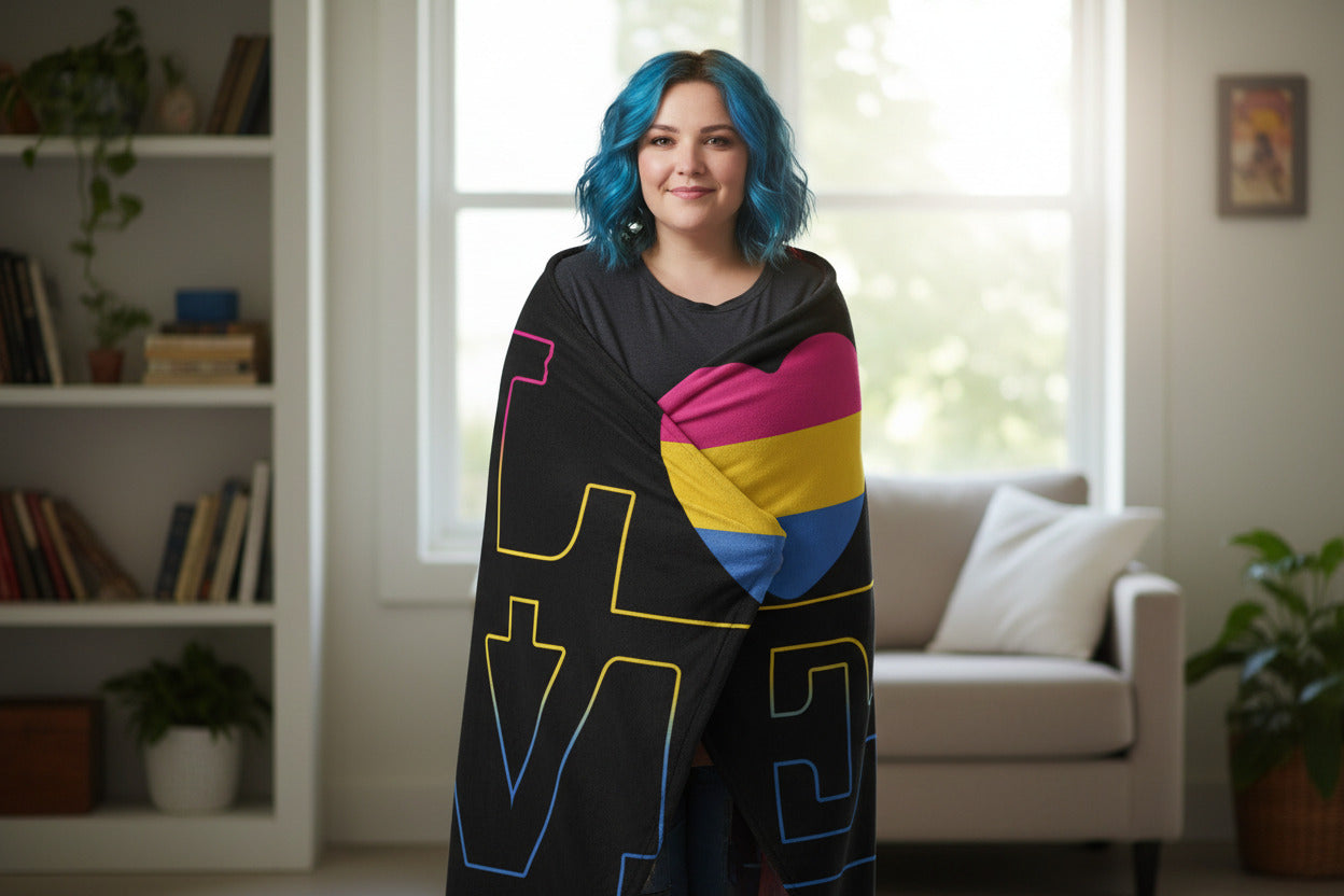 Pan Love Velveteen Aftercare Blanket