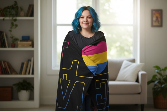 Pan Love Velveteen Aftercare Blanket