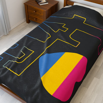 Pan Love Velveteen Aftercare Blanket