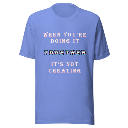T-shirt Heather Columbia Blue