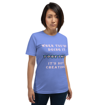 T-shirt Heather Columbia Blue