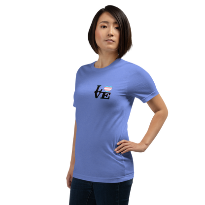 T-shirt Heather Columbia Blue