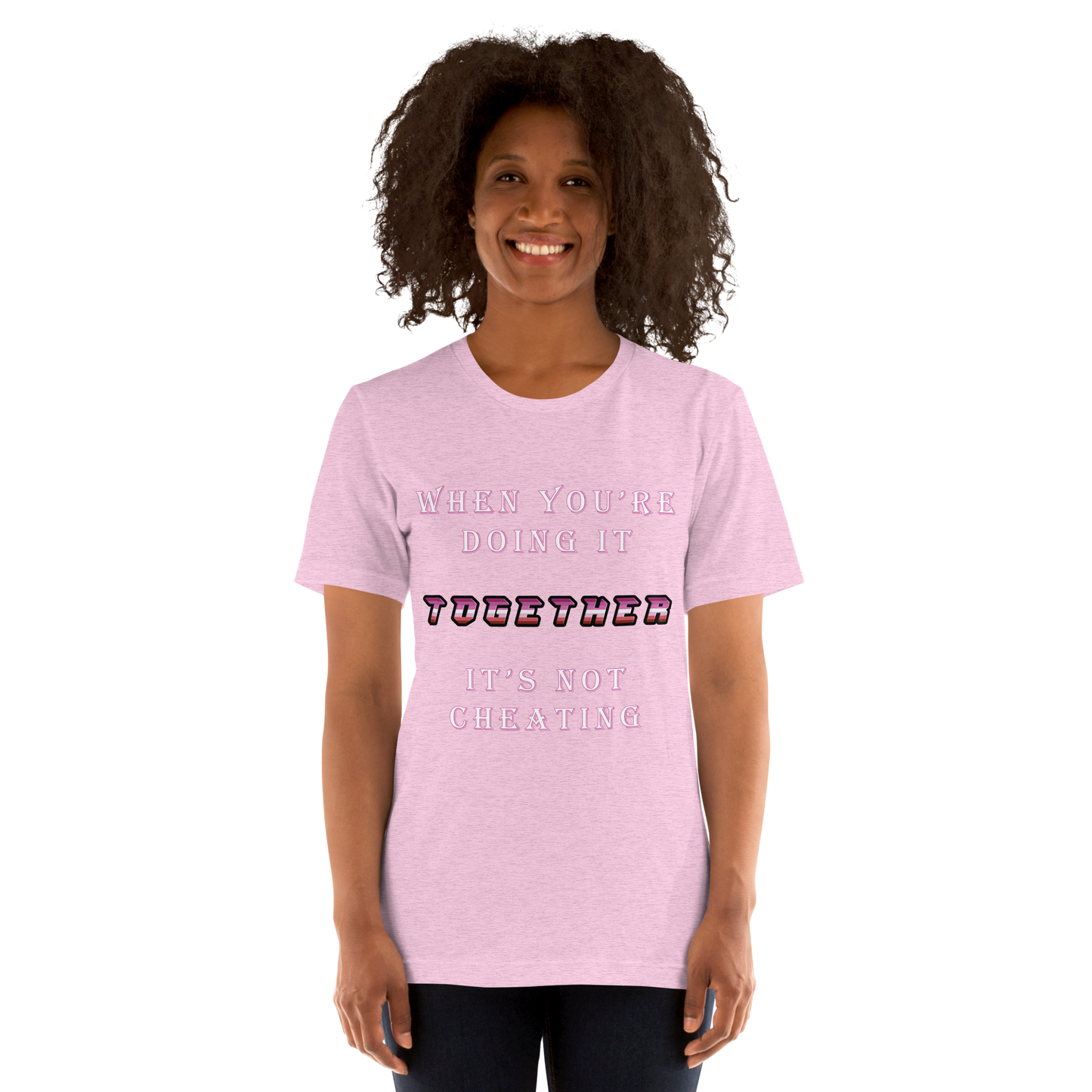 T-shirt Heather Prism Lilac