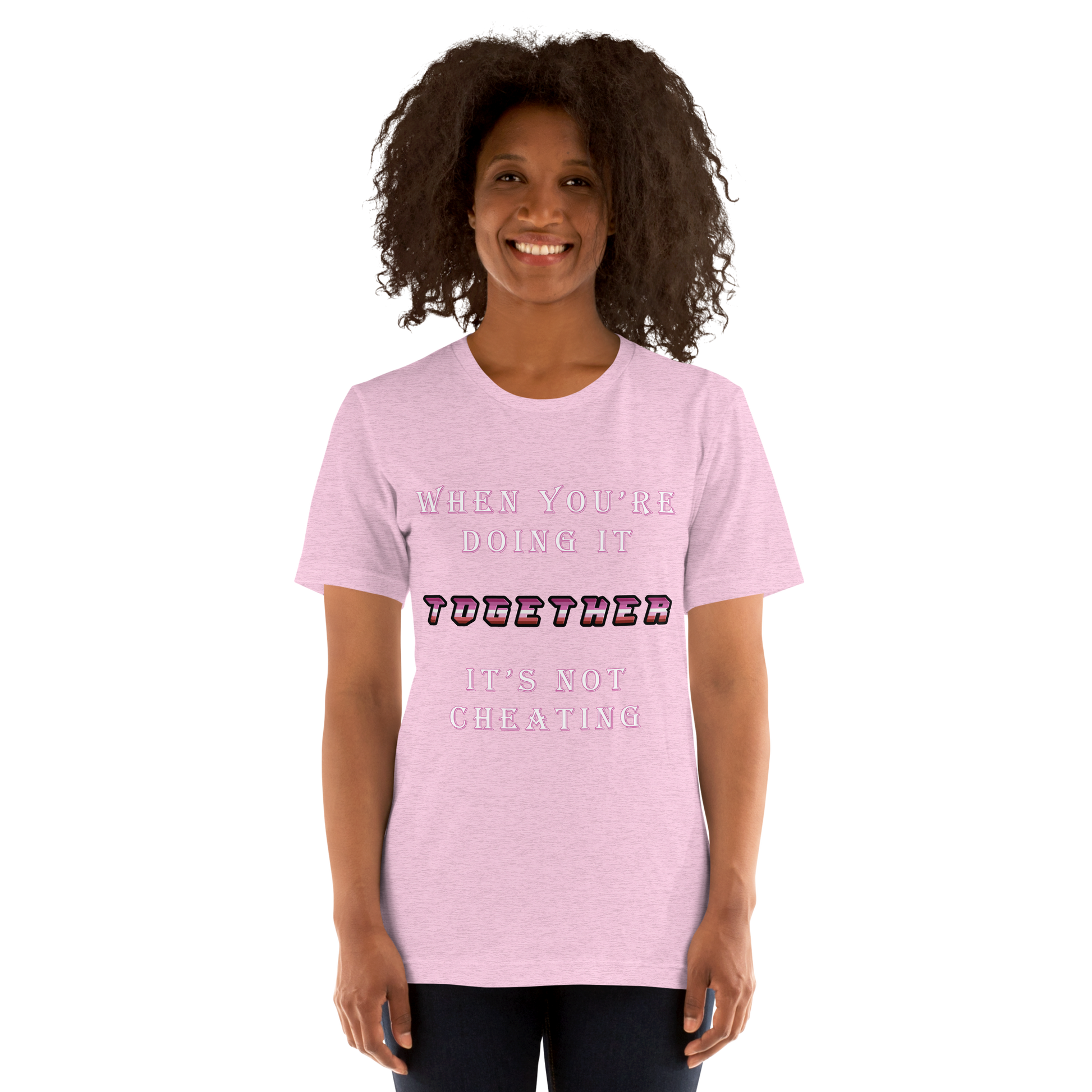 T-shirt Heather Prism Lilac