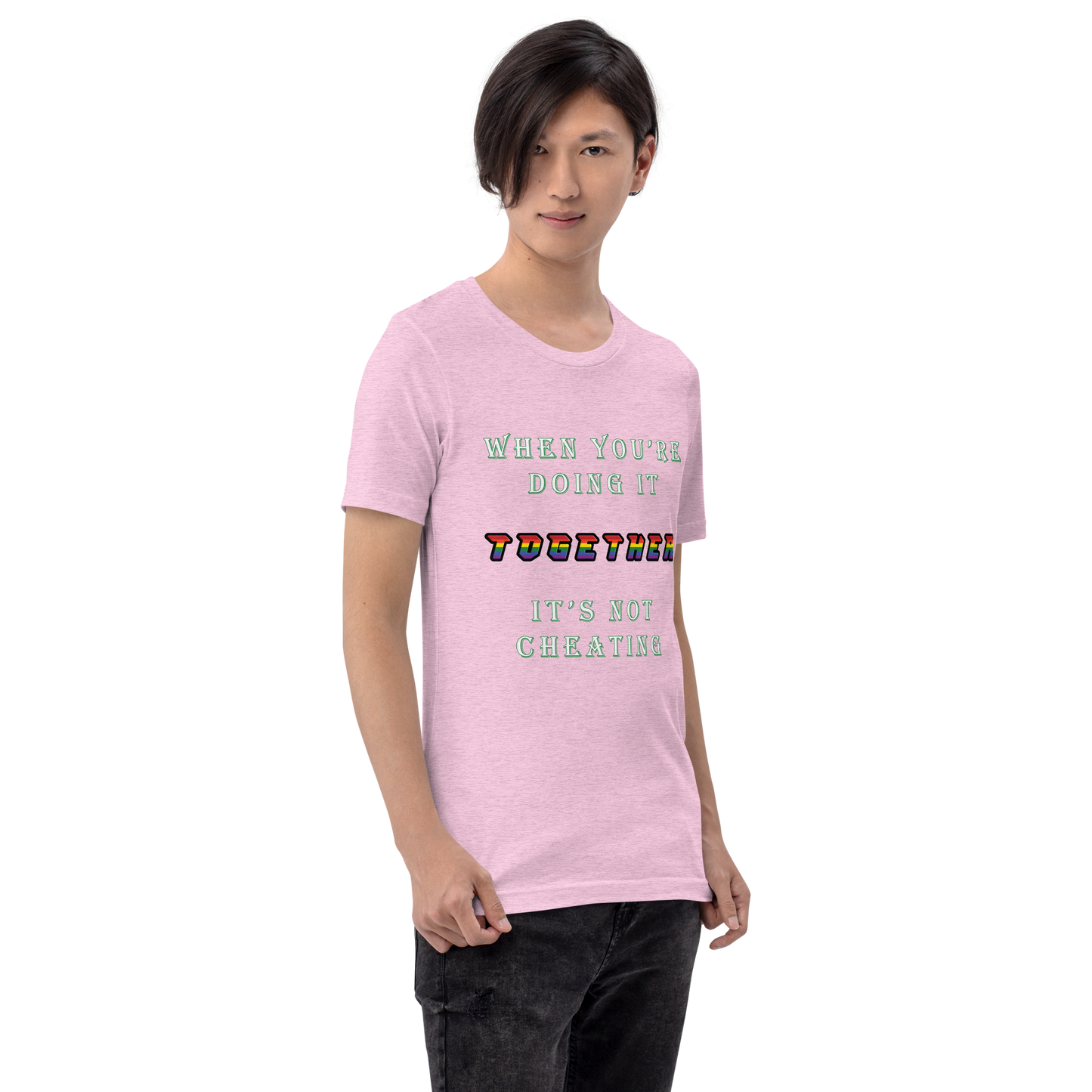 T-shirt Heather Prism Lilac