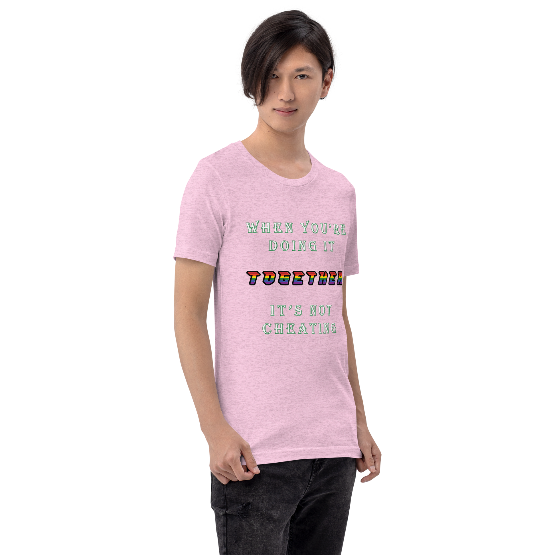 T-shirt Heather Prism Lilac