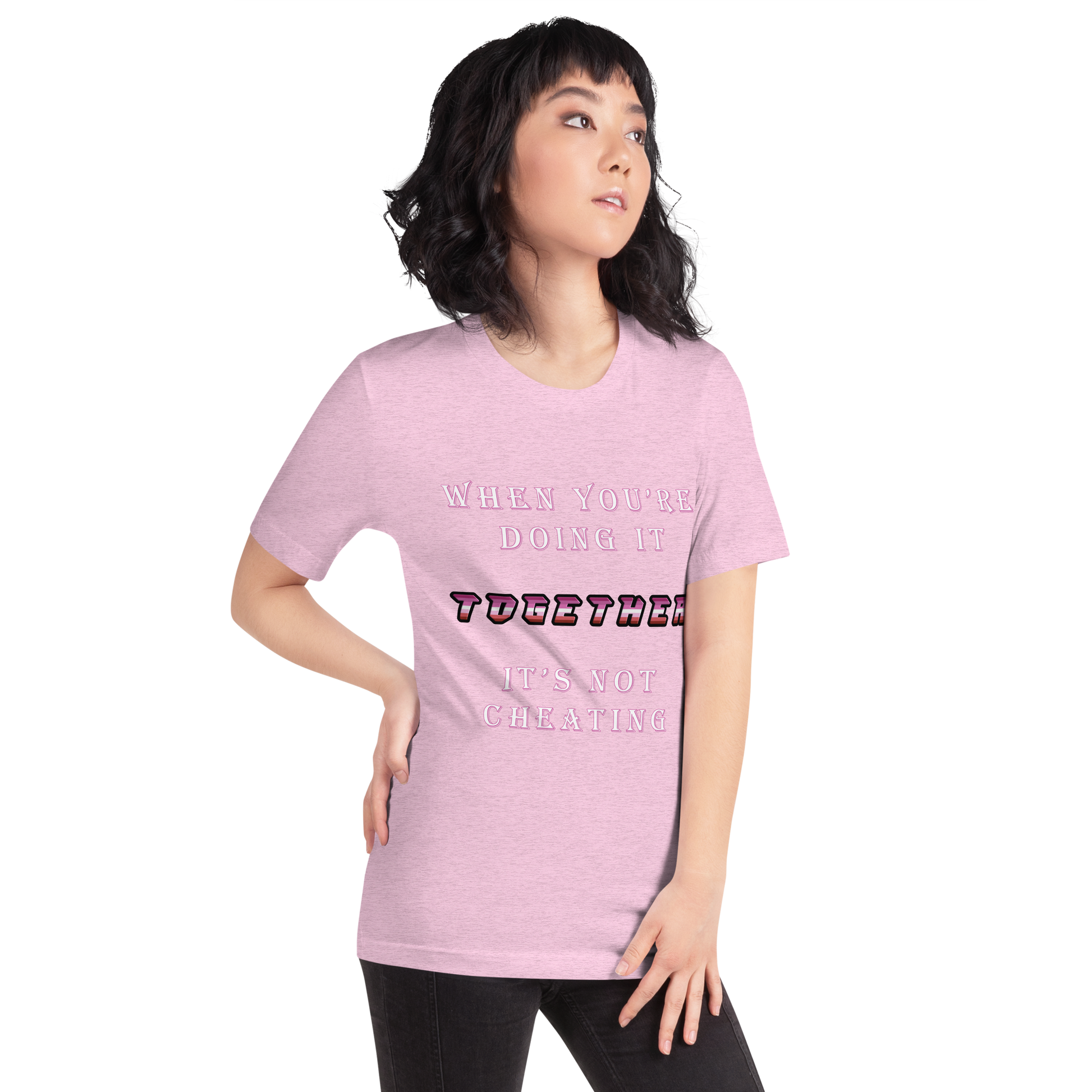 T-shirt Heather Prism Lilac