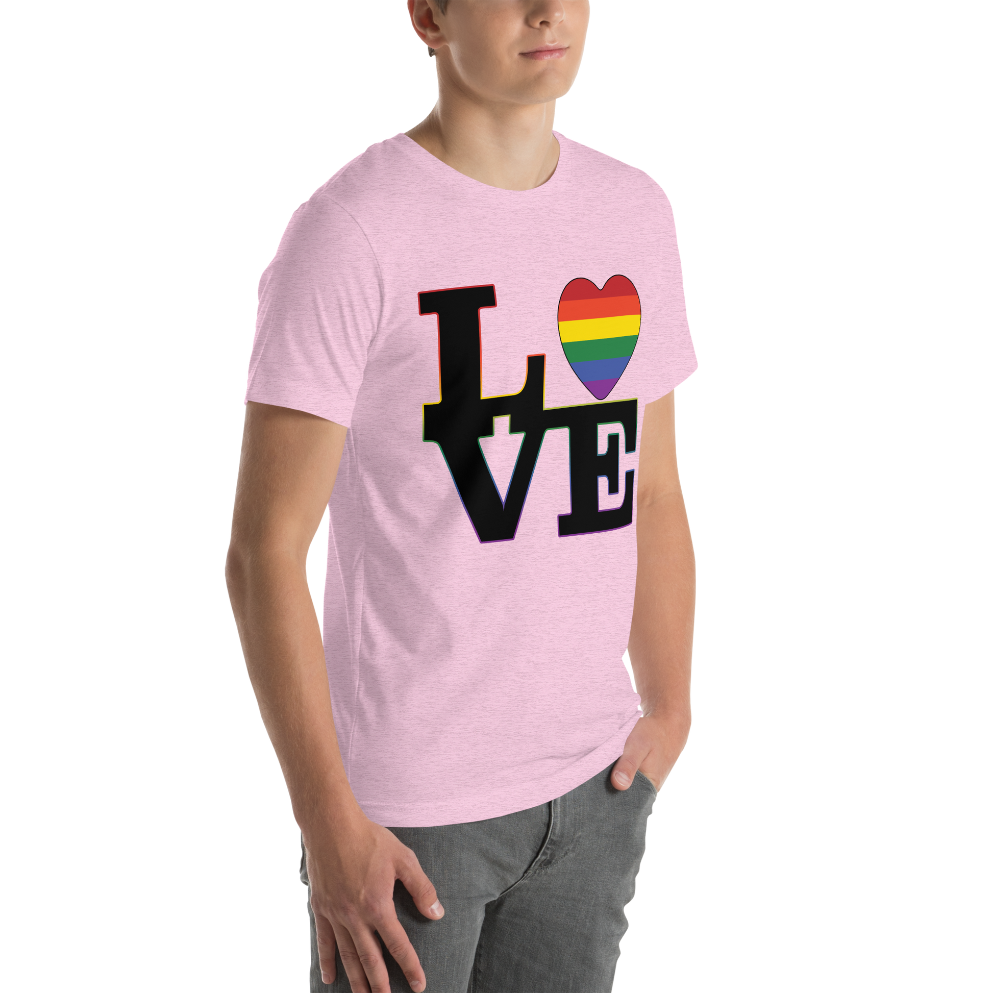 T-shirt Heather Prism Lilac