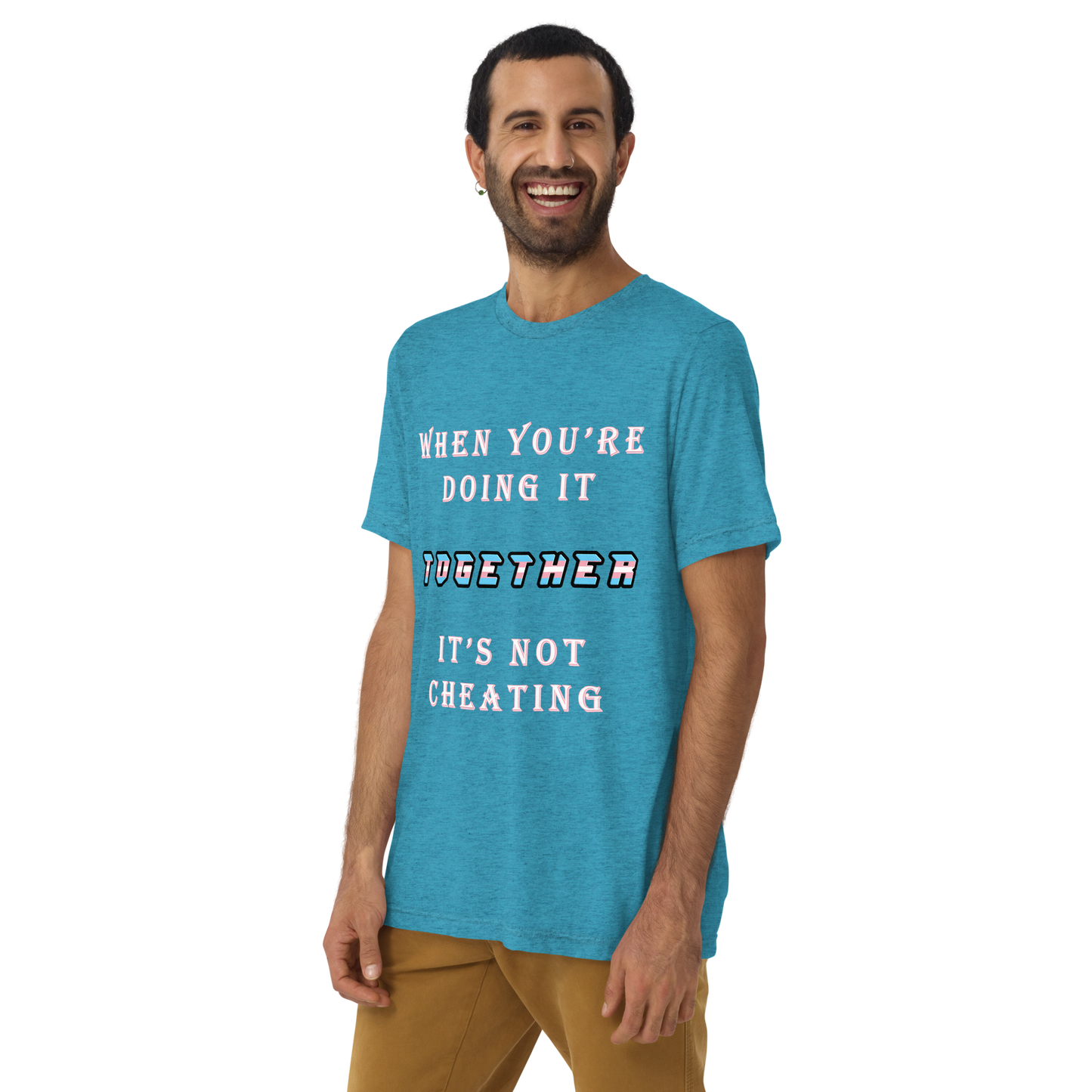 T-shirt Aqua Triblend