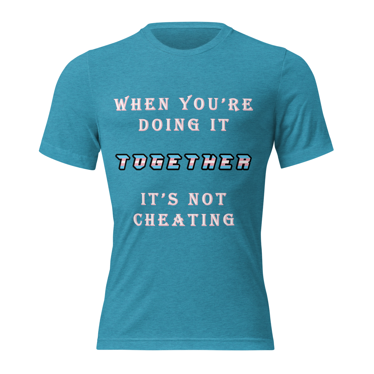 T-shirt Aqua Triblend