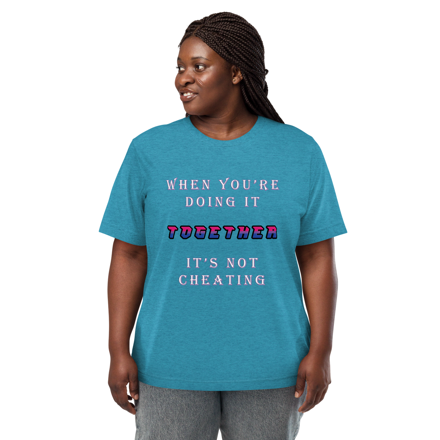 T-shirt Aqua Triblend