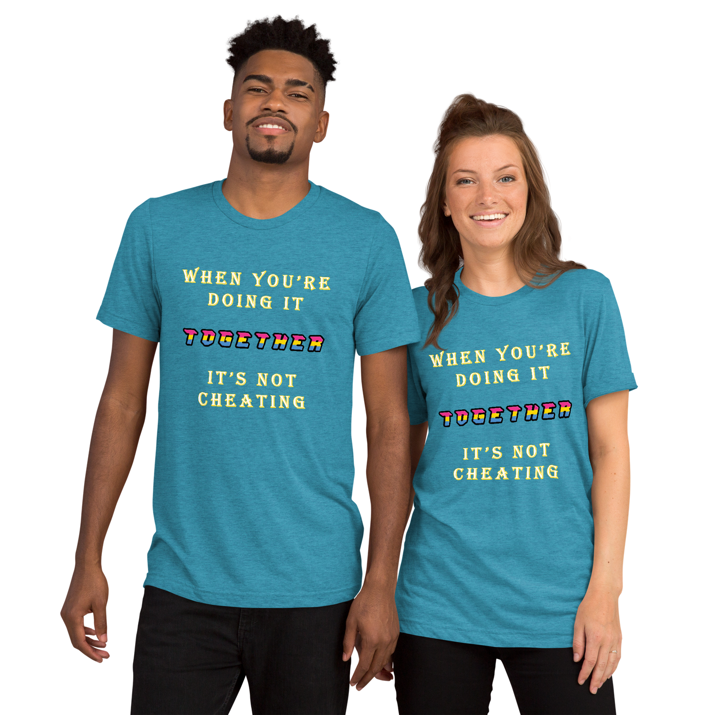 T-shirt Aqua Triblend