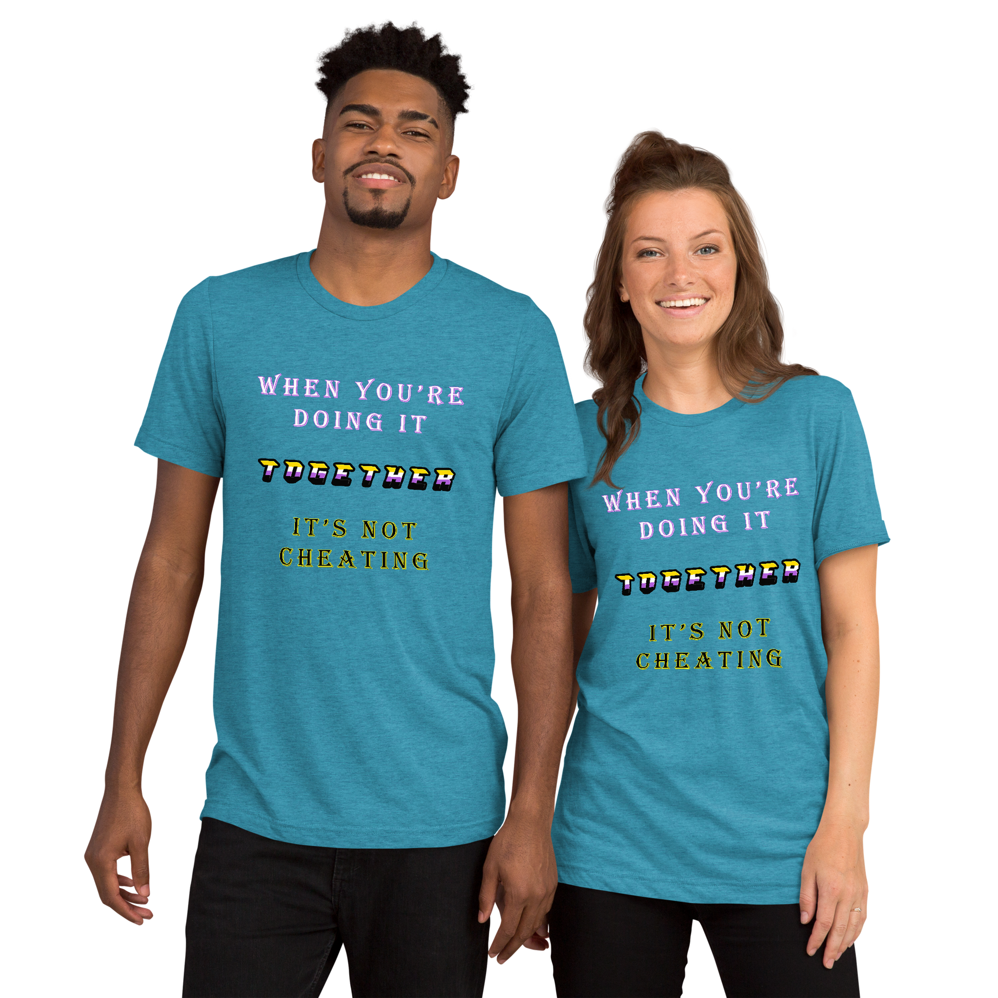 T-shirt Aqua Triblend