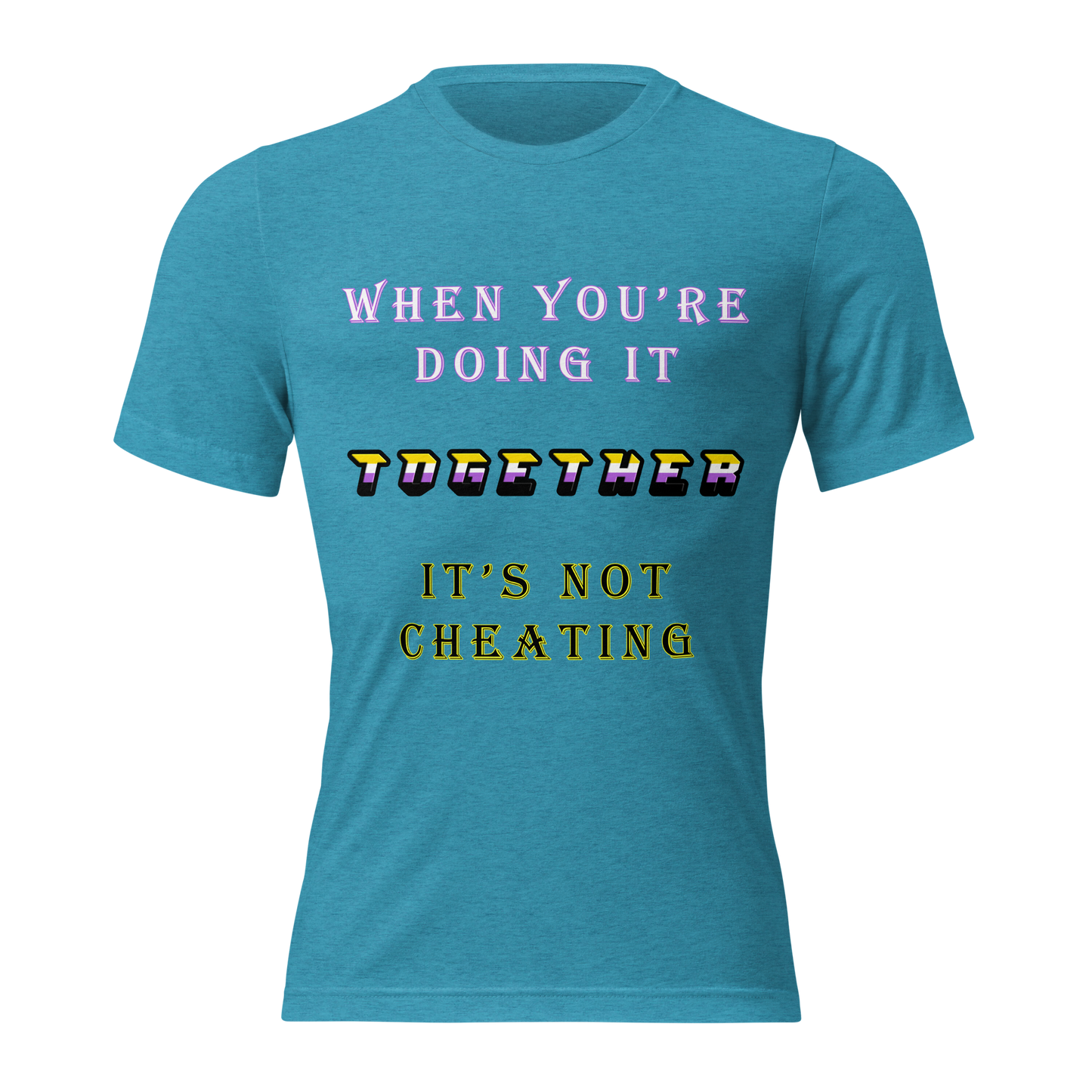 T-shirt Aqua Triblend