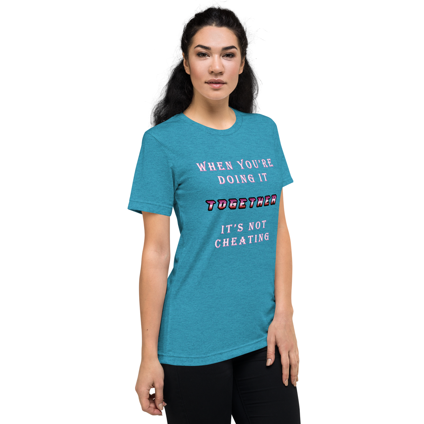 T-shirt Aqua Triblend