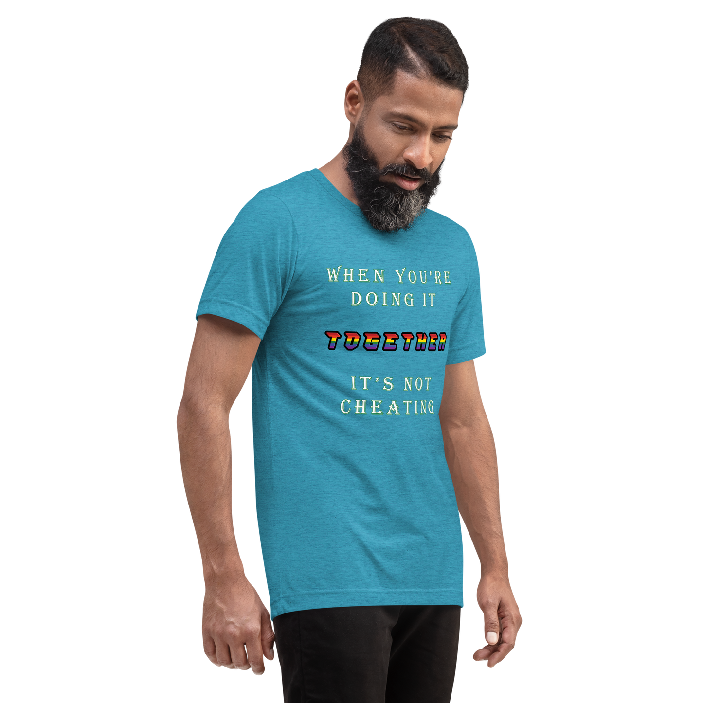 T-shirt Aqua Triblend