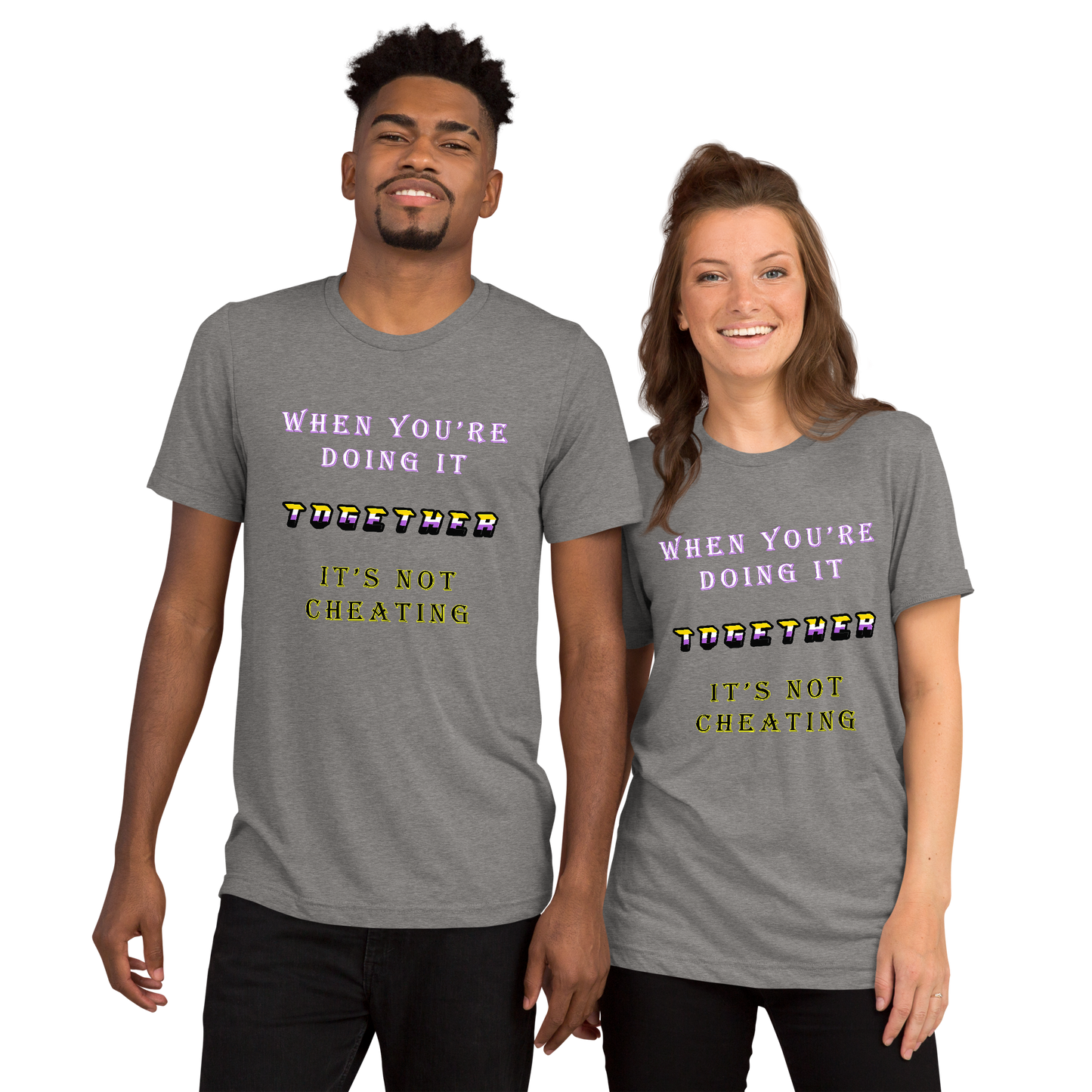 T-shirt Grey Triblend