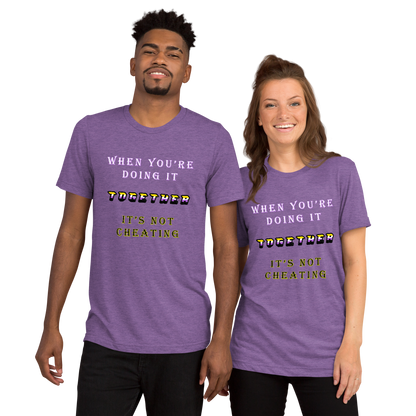 T-shirt Purple Triblend
