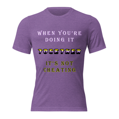T-shirt Purple Triblend