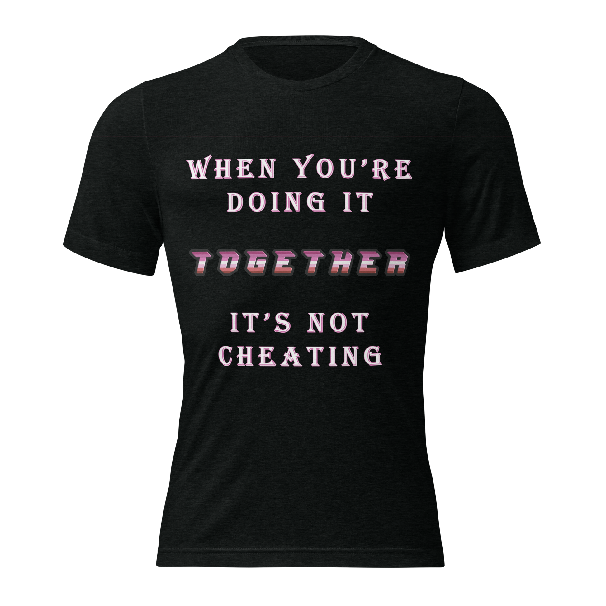 T-shirt Solid Black Triblend