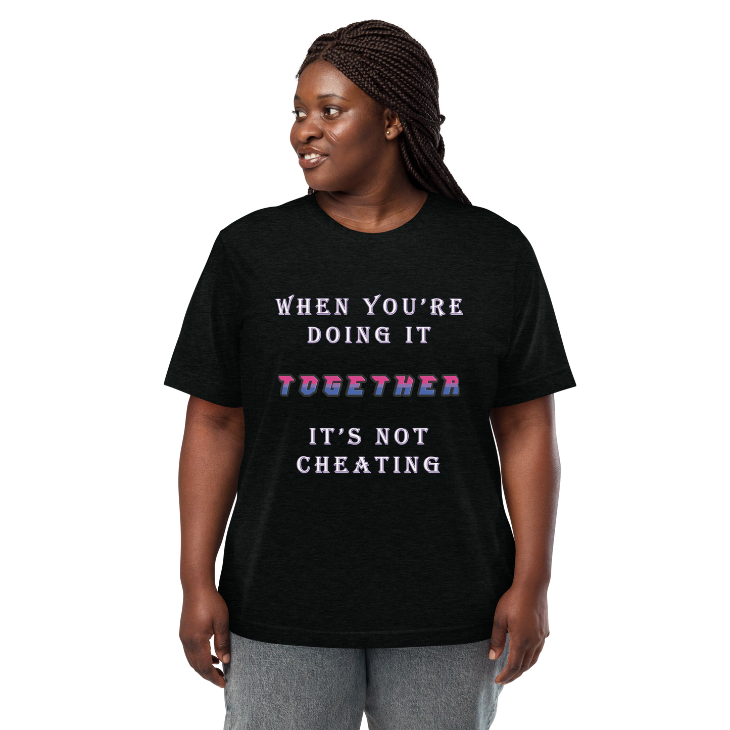 T-shirt Solid Black Triblend