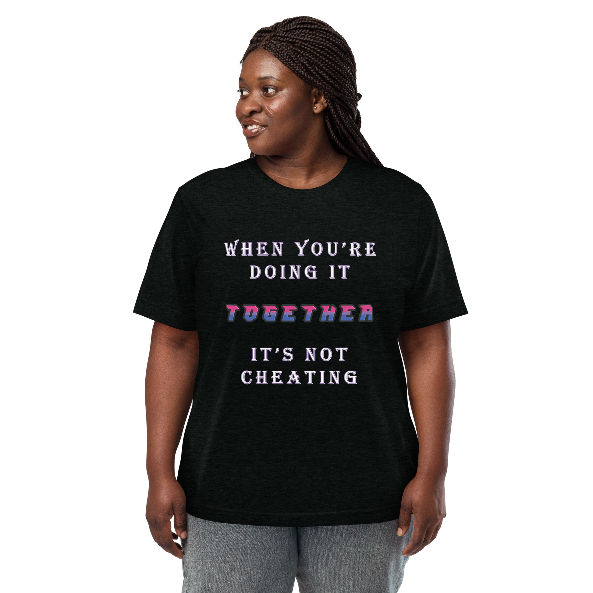 T-shirt Solid Black Triblend