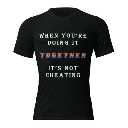 T-shirt Solid Black Triblend