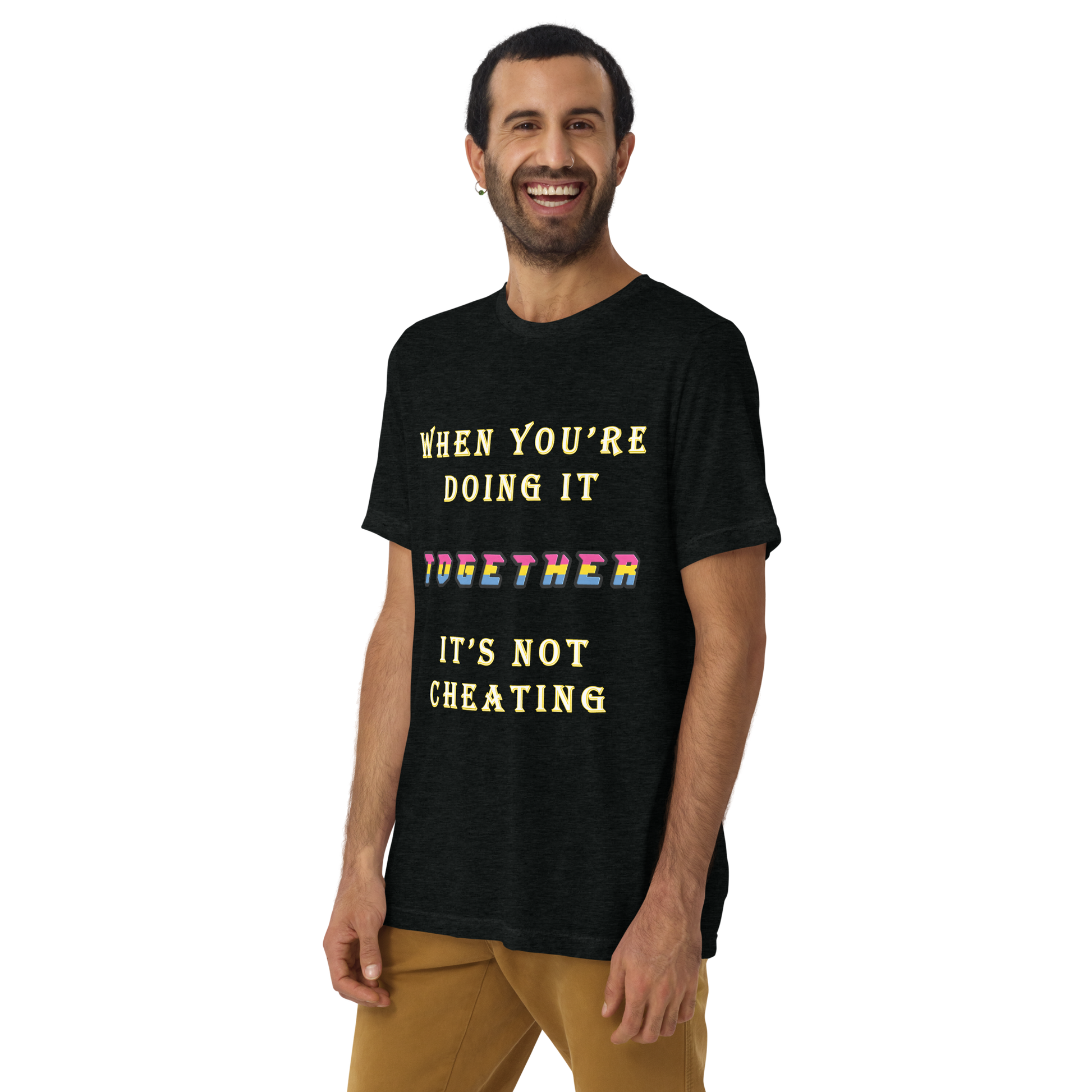 T-shirt Solid Black Triblend