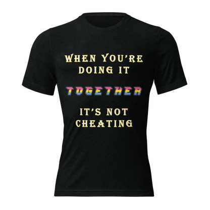 T-shirt Solid Black Triblend