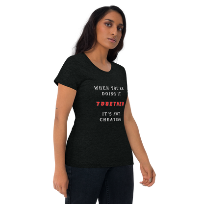 T-shirt Solid Black Triblend