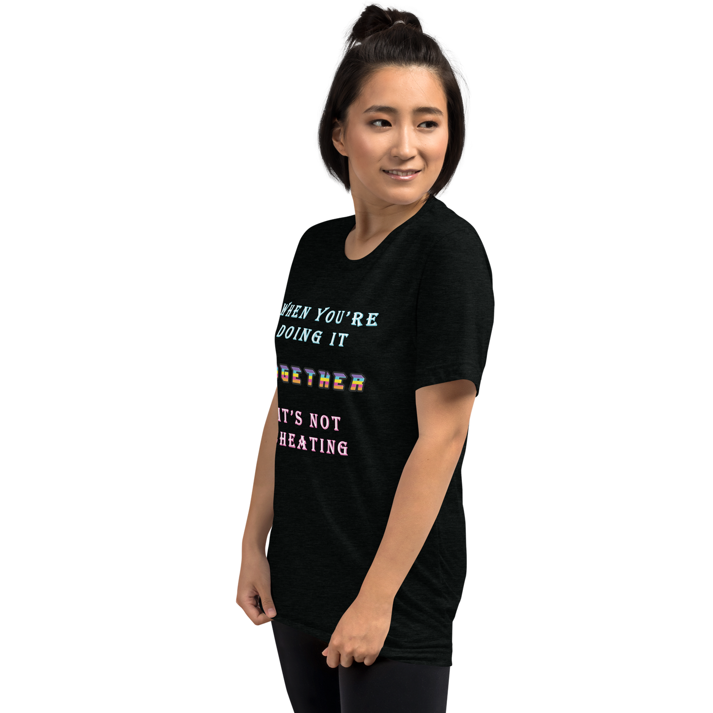 T-shirt Solid Black Triblend