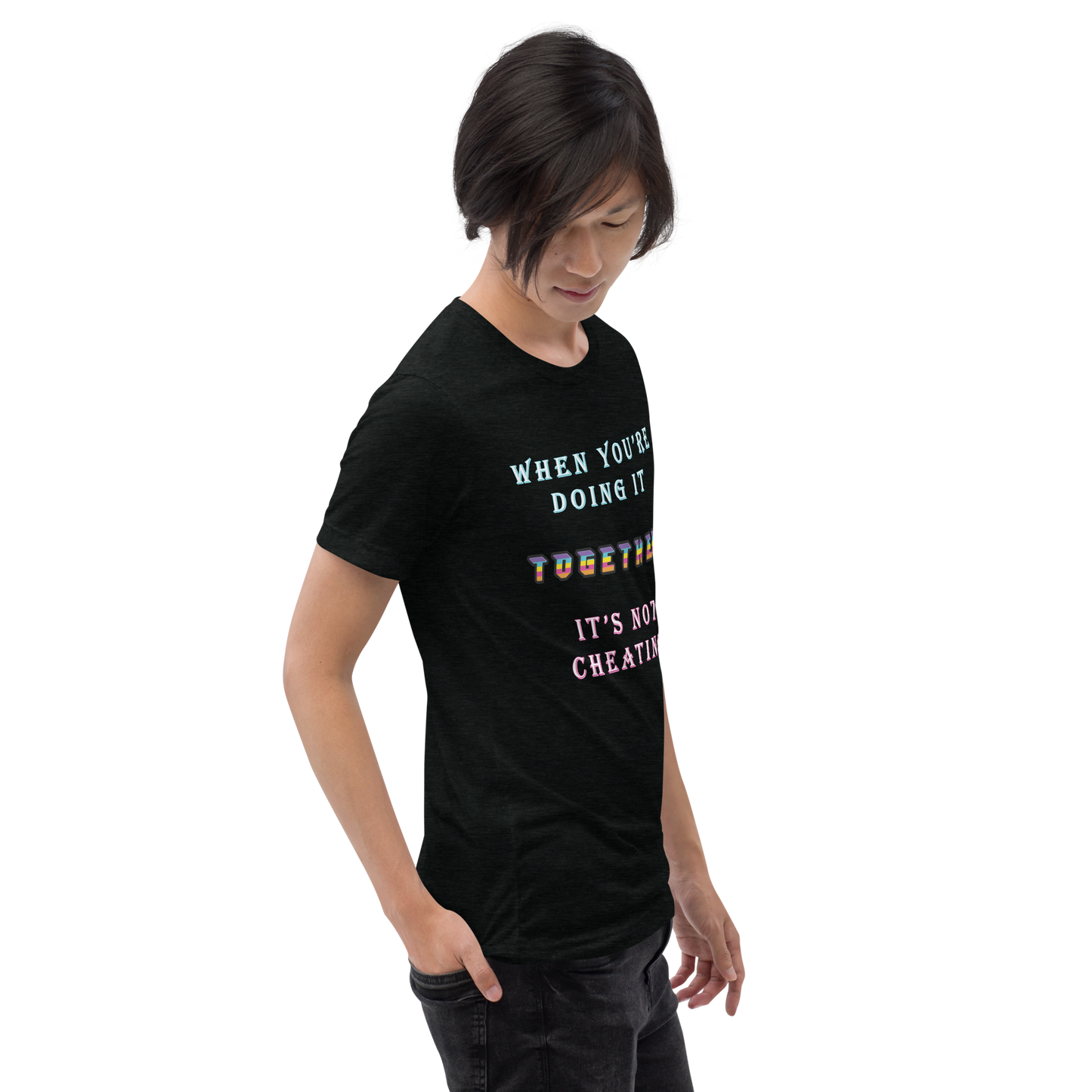 T-shirt Solid Black Triblend