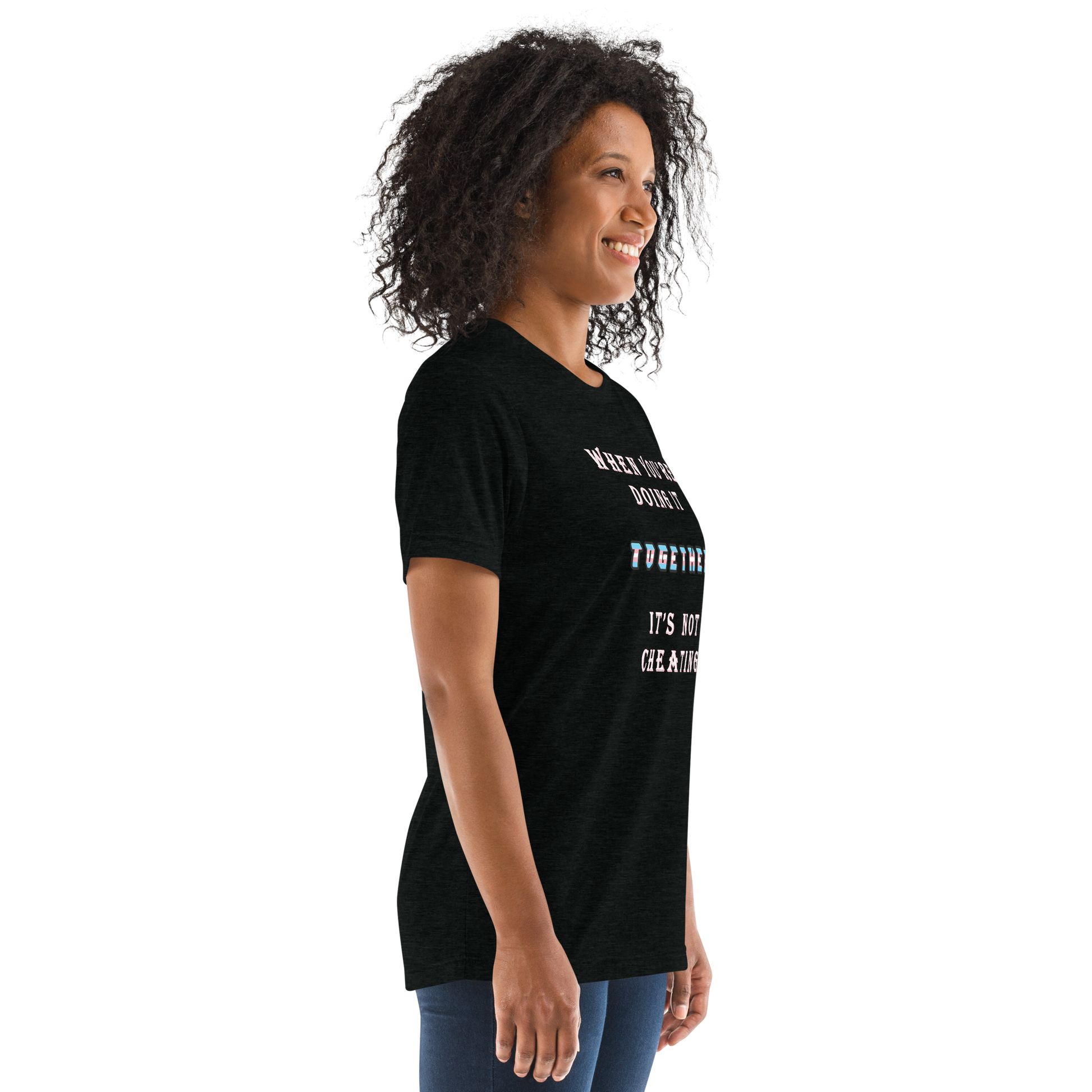 T-shirt Solid Black Triblend