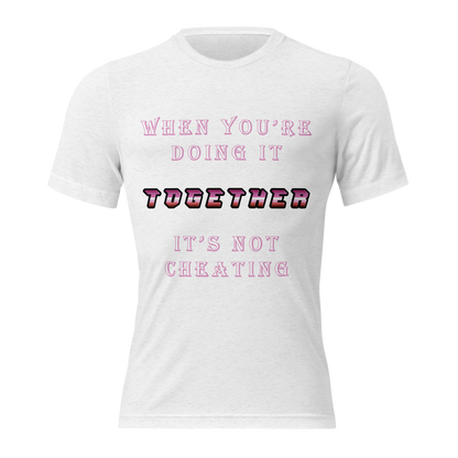 T-shirt Solid White Triblend