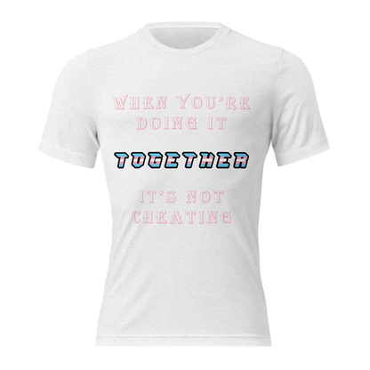 T-shirt Solid White Triblend