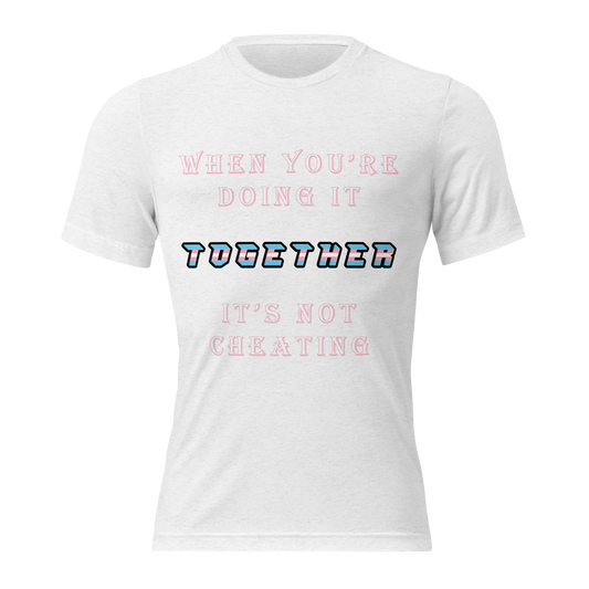 T-shirt Solid White Triblend