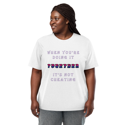 T-shirt Solid White Triblend