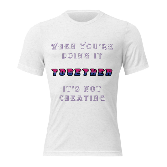 T-shirt Solid White Triblend