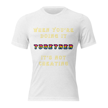 T-shirt Solid White Triblend