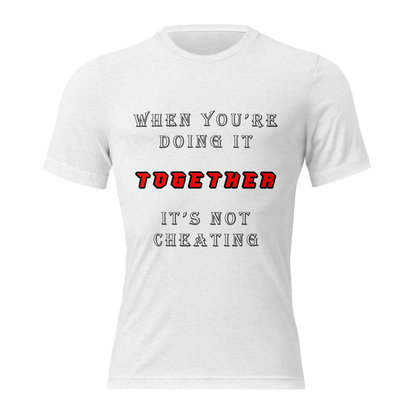 T-shirt Solid White Triblend