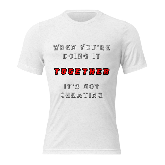 T-shirt Solid White Triblend