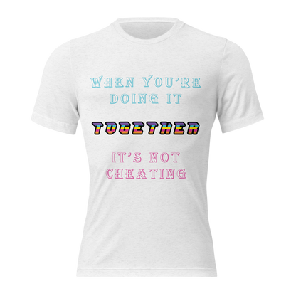 T-shirt Solid White Triblend